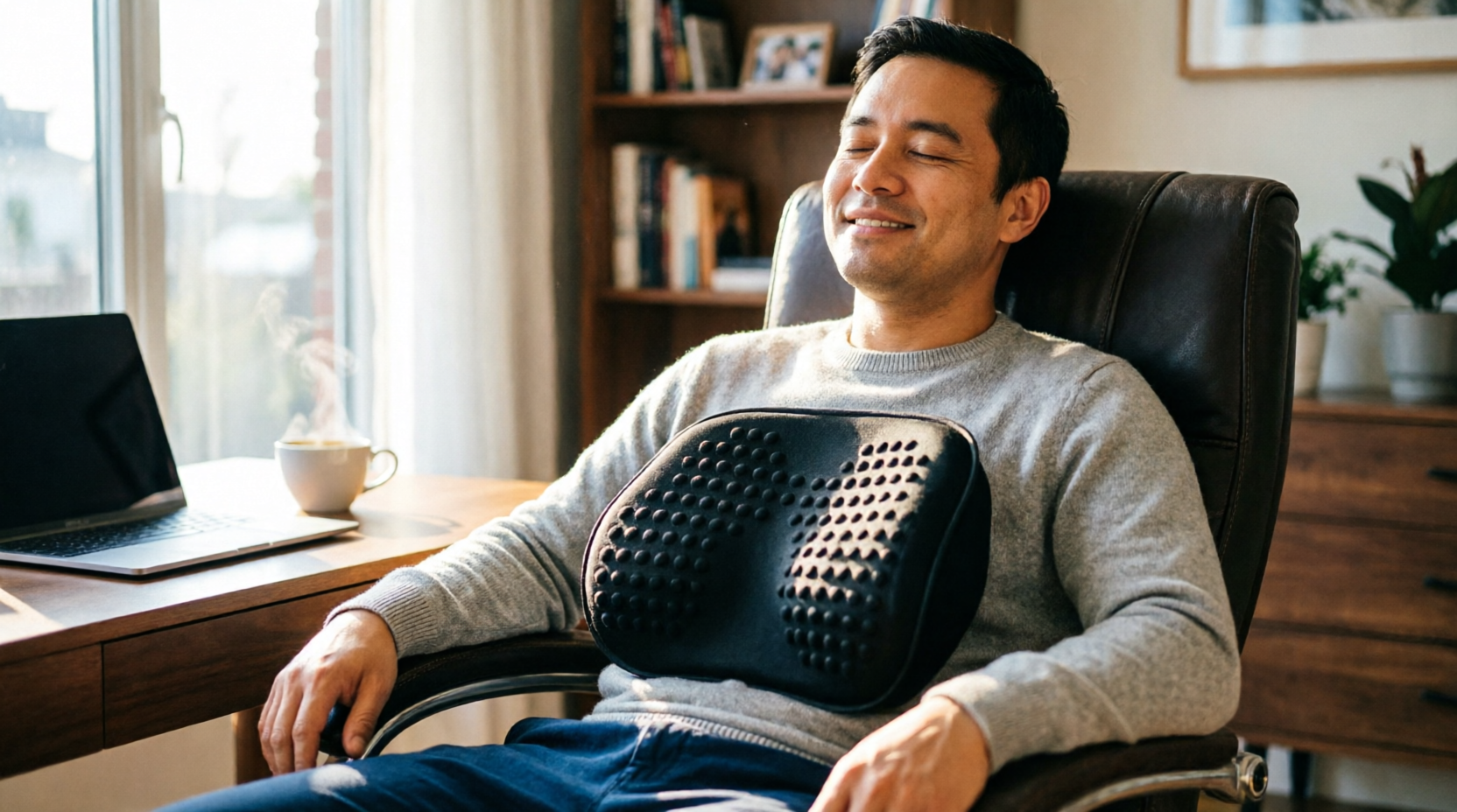Professional Full-Body Massage Chair Pad (Shiatsu & Heat)