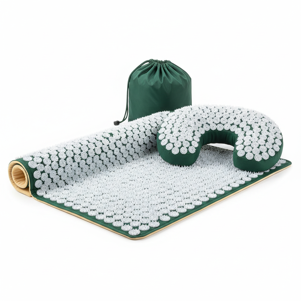 Acupressure Mat and Pillow Set