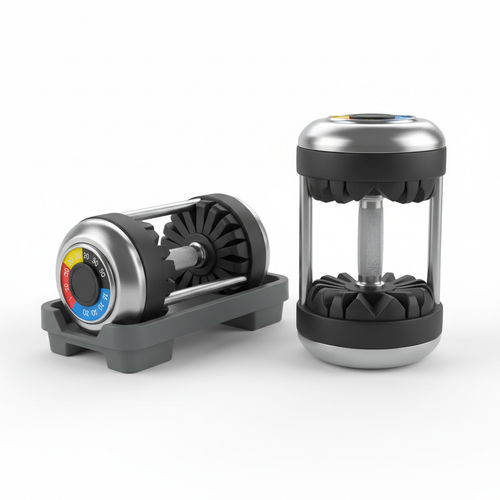 Adjustable Dumbbell Pair (5-25 lbs Each)