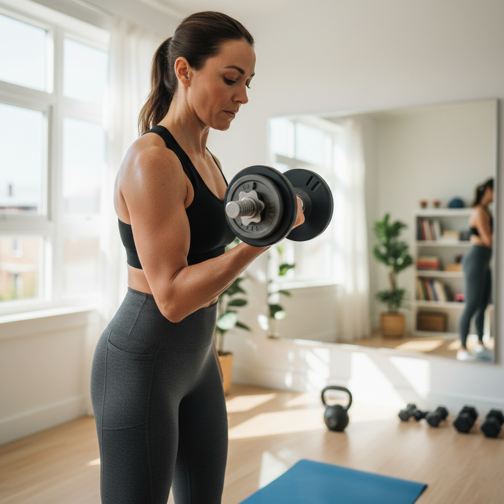 Adjustable Dumbbell Pair (5-25 lbs Each)