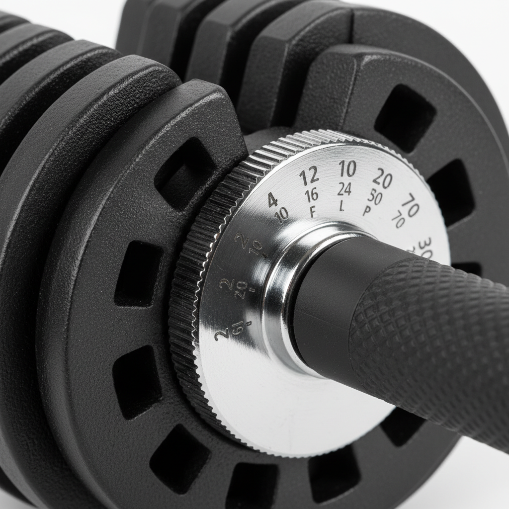 Adjustable Dumbbell Pair (5-25 lbs Each)