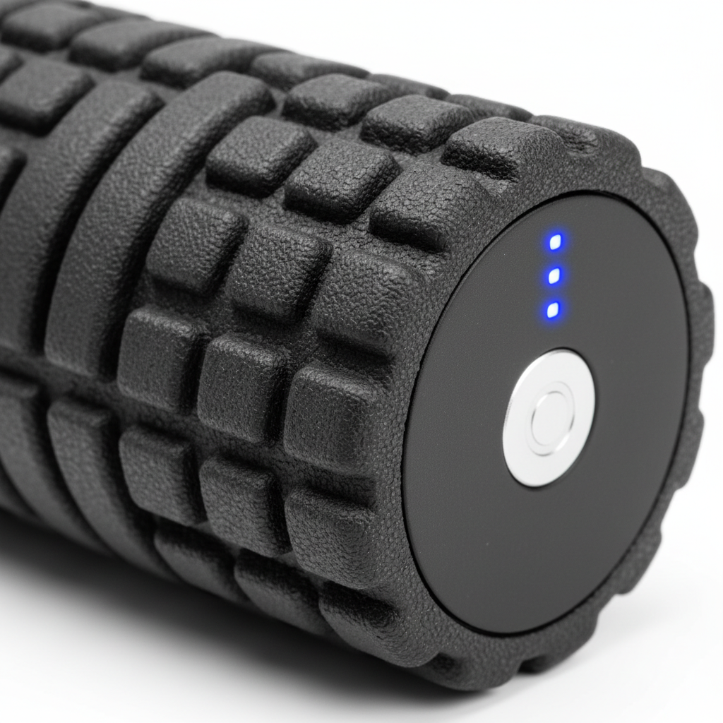 Vibrating Foam Roller with 4 Intensity Levels