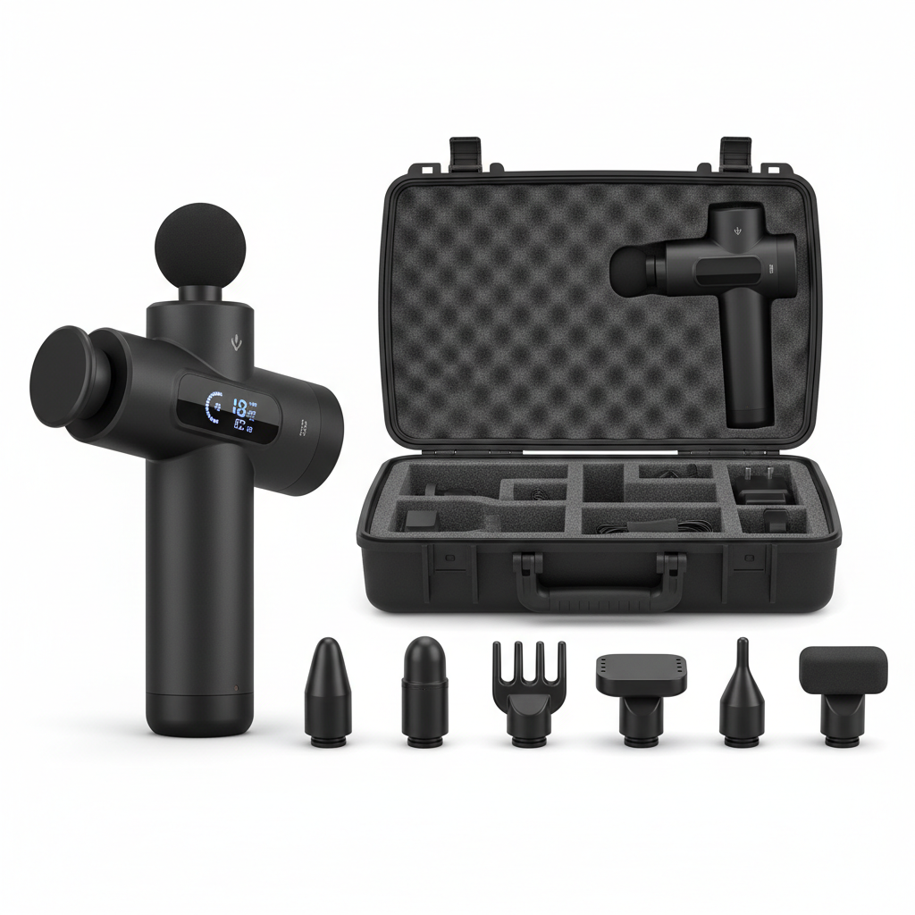 Premium Percussion Massage Gun Pro (6 Attachments)