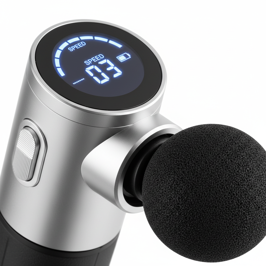 Premium Percussion Massage Gun Pro (6 Attachments)