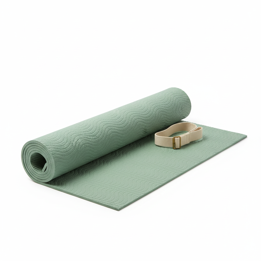 Premium Non-Slip Yoga Mat with Carrying Strap
