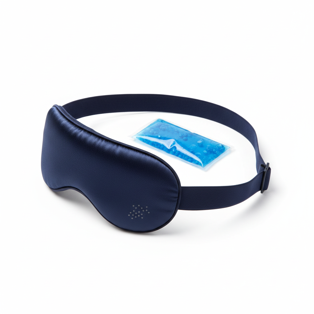 Weighted Sleep Eye Mask with Cooling Insert