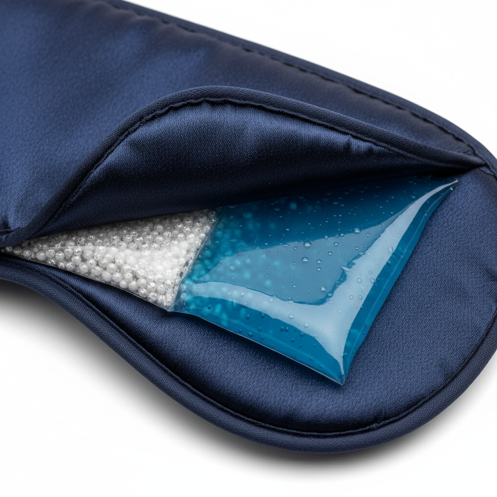 Weighted Sleep Eye Mask with Cooling Insert