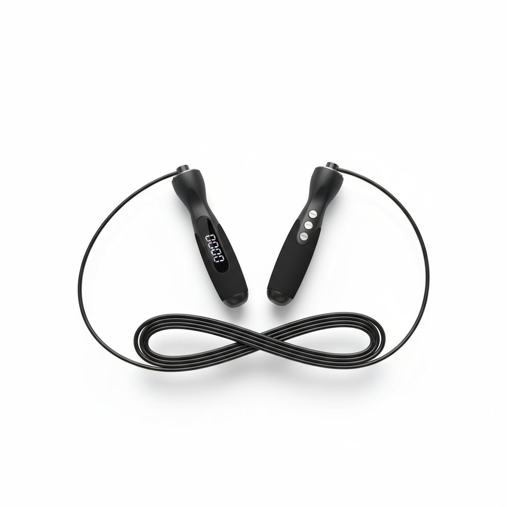 Smart Jump Rope with Digital Counter & App Sync