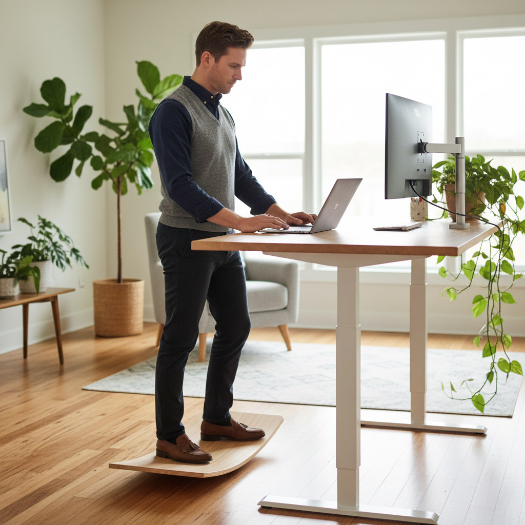 Standing Desk Balance Board (Low-Profile)