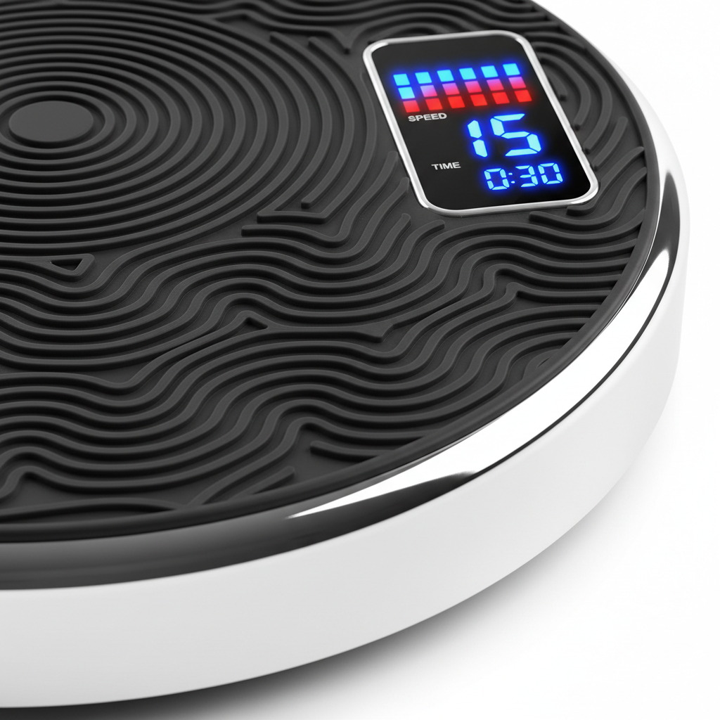 Whole Body Vibration Platform with Resistance Bands